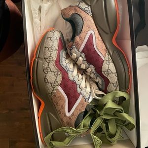 Gucci sneakers only worn once.